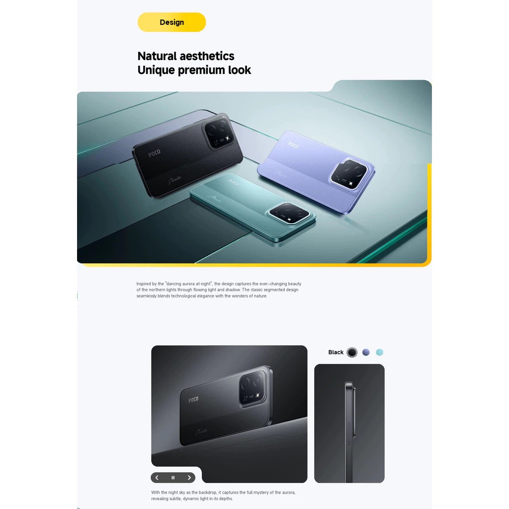 Poco C85 Smartphone | MediaTek Helio G81 Ultra | 6.9" IPS LCD Display | Single Rear Camera 50MP - Image 2