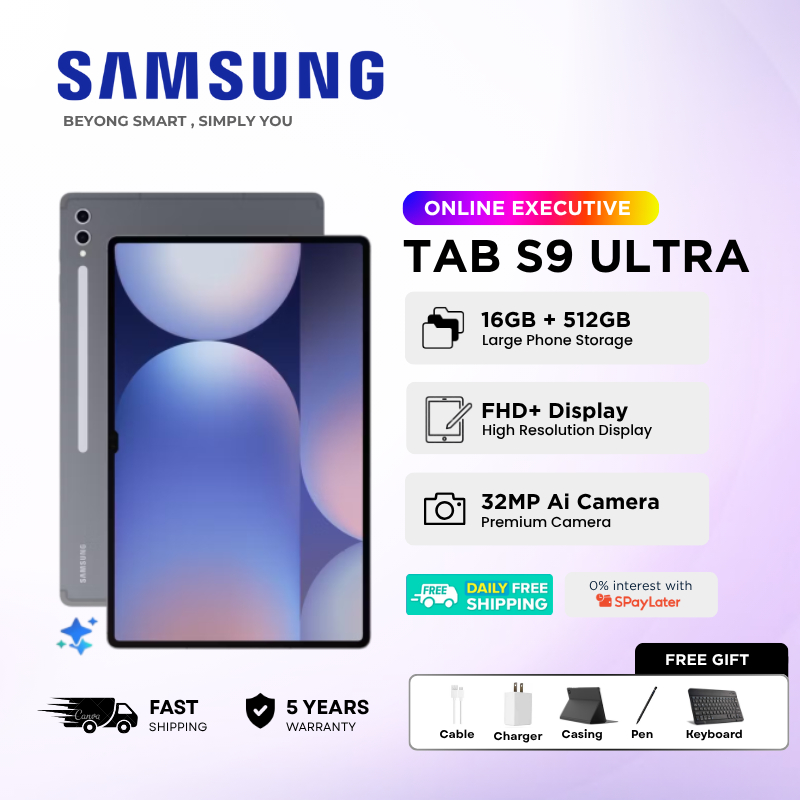 Samsung Tablet S9 Multi-Functional Tablet Pc 11 inch Full Screen 12GB + 512GB Learning Tablets COD