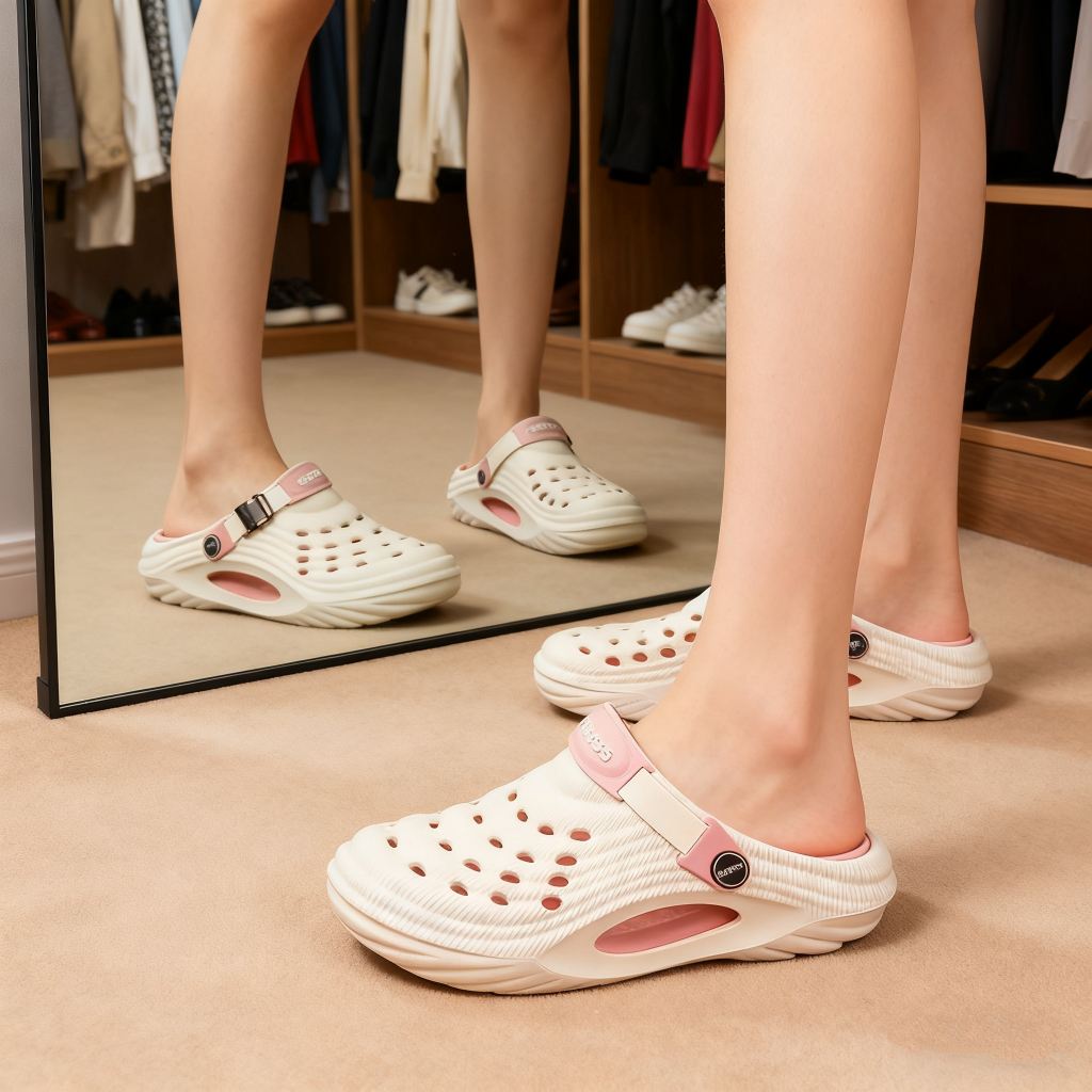 SLIPPERS Summer Outer Wear Dual-Use All Match Anti-Slip Baotou Beach Clogs Shoes For Men - Image 3