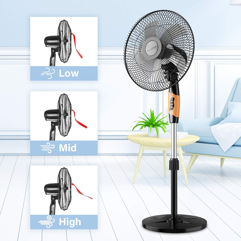 Gold Star 1-2pcs 16 Inch Portable Electric Fan - Stand Fan and Wall Fan - Image 3