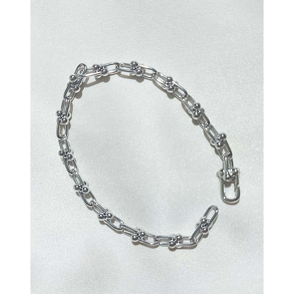 HardWear-Inspired Micro Link Bracelet | Small Link | 19cm | Platinum Setting product photo 2