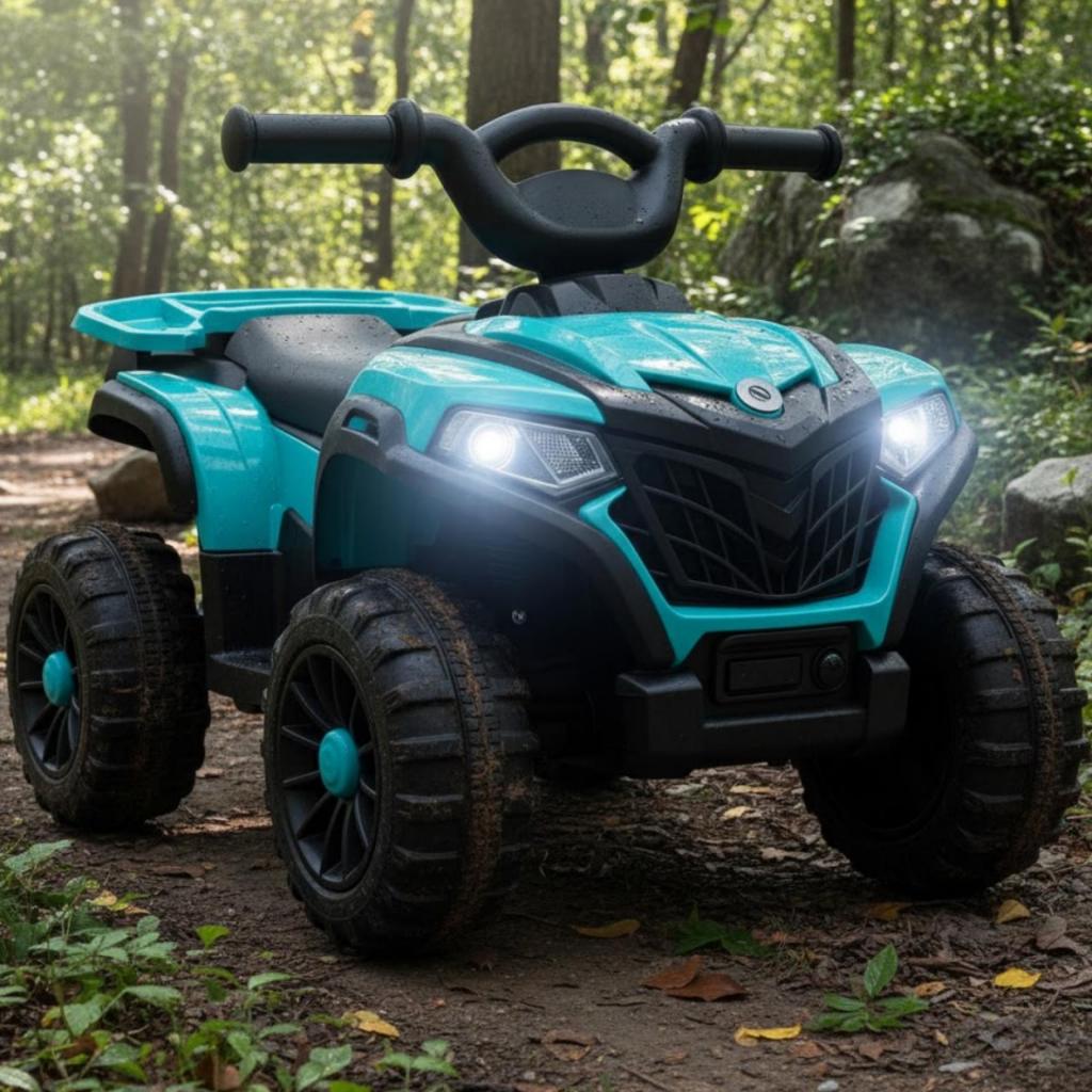 Japan Large Luxury  ATV for kids Electric Ride On Rechargeable Outdoor Motorbike  Music LED Lights - Image 3