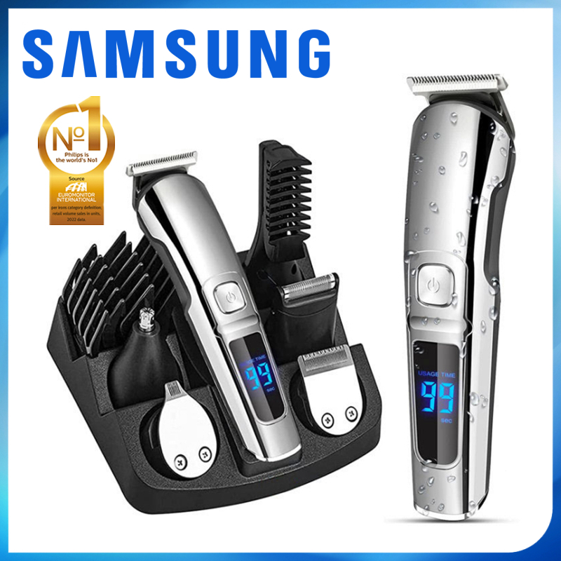 11 In 1 Electric Rechargeable Men Wireless Hair Trimmer Set Clipper Razor Shaver