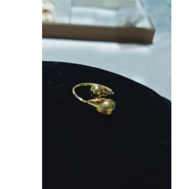 B0tteg@-Inspired Ring – Yellow Gold Adjustable product photo 2