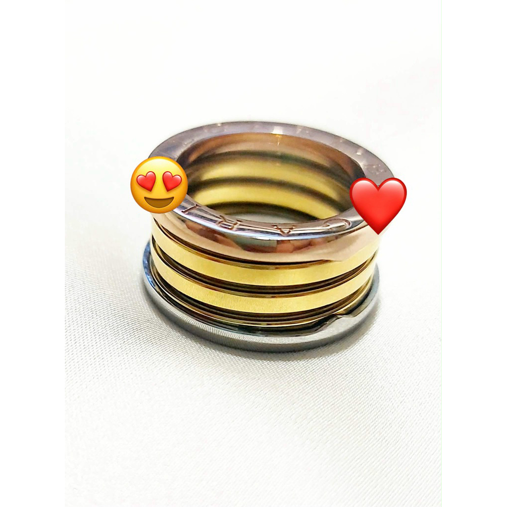 Tricolor Spring Design Ring – Size 8 product photo 5