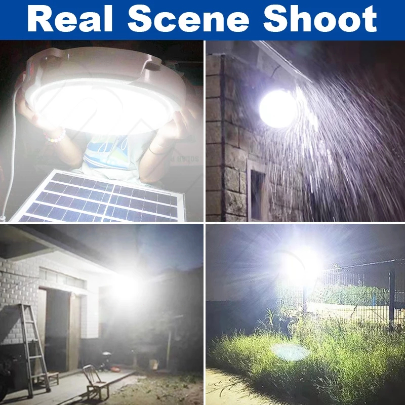 Solar Light Indoor Light LED Solar Ceiling Light Waterproof With Remote BUY 1 TAKE 1 — view 5