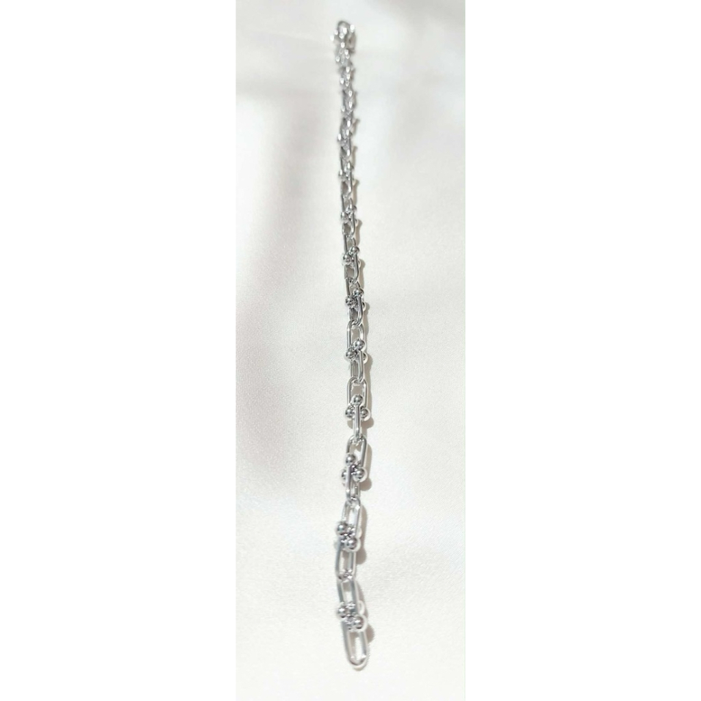 HardWear-Inspired Micro Link Bracelet | Small Link | 19cm | Platinum Setting product photo 4