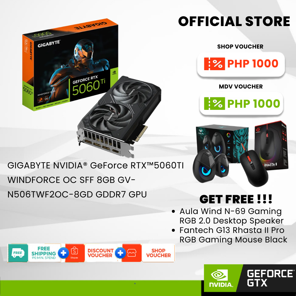Gigabyte NVIDIA® GeForce RTX™5060TI WindForce Max OC/Eagle Max OC 16GB GDDR7 GPU - Image 2