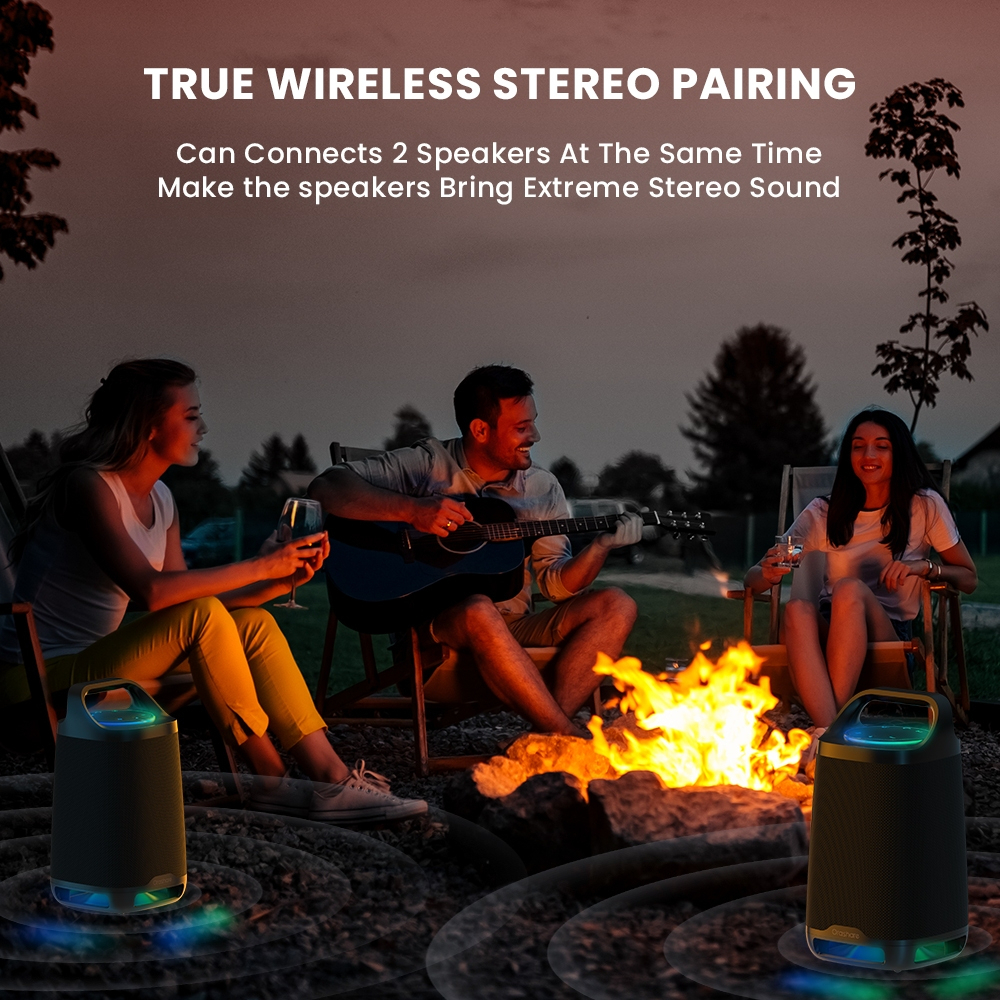 [FLASH SALE] Orashare BS21 Bluetooth Speaker 80W Sound Big Size Party Speaker with RGB — view 3