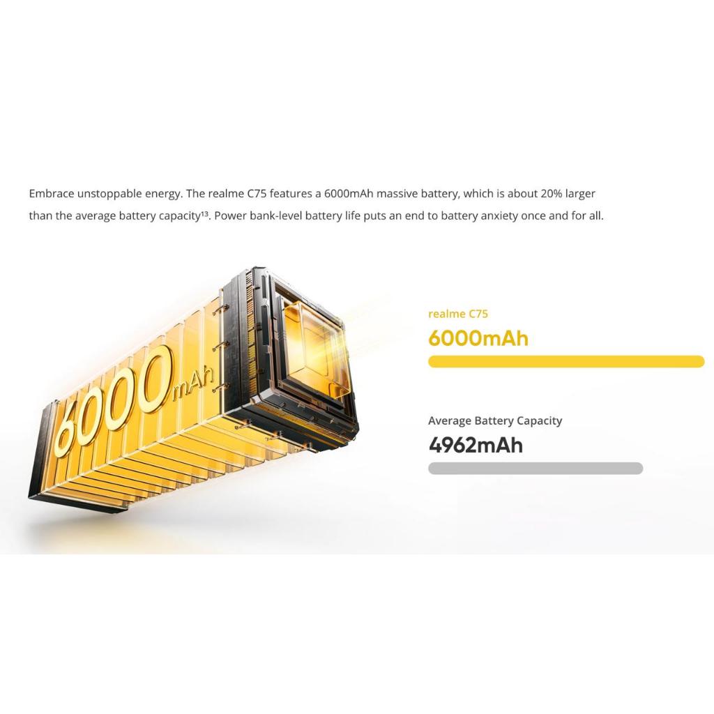 realme C75 5G｜8GB(+4GB) RAM+256GB ROM｜6.88″ FHD+ 120Hz Display｜MediaTek G92 Max｜6000mAh｜Dual Camera - Image 8
