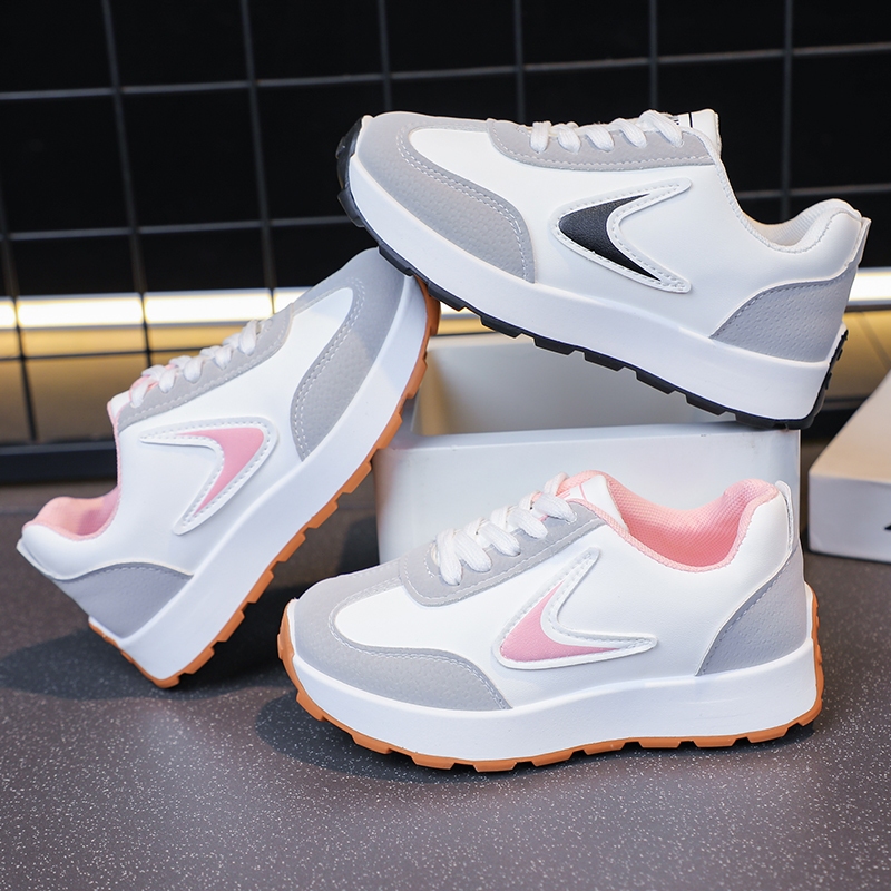 【On Hand】 Korean Shoes For Kids Girls Rubber Shoes Sneakers White Shoes Cute Baby Shoes Size 26-37 - Image 8