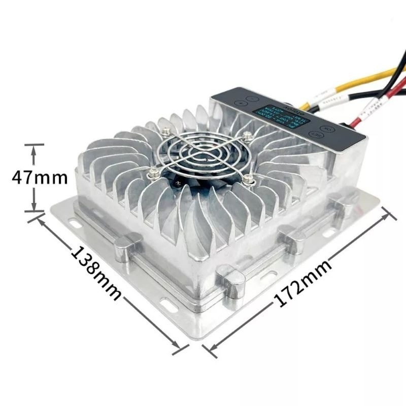 ELEJOY 600W MPPT Solar Charge Controller 10-30V STEP DOWN Voltage Adjustable with LCD Display — view 2