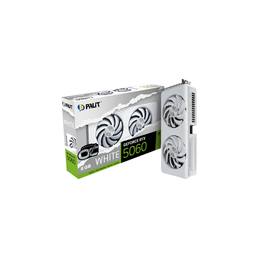 Palit NVIDIA® GeForce RTX™ 5060 8GB GDDR7 WHITE (NE75060U19P1-GB2063M) - Image 3