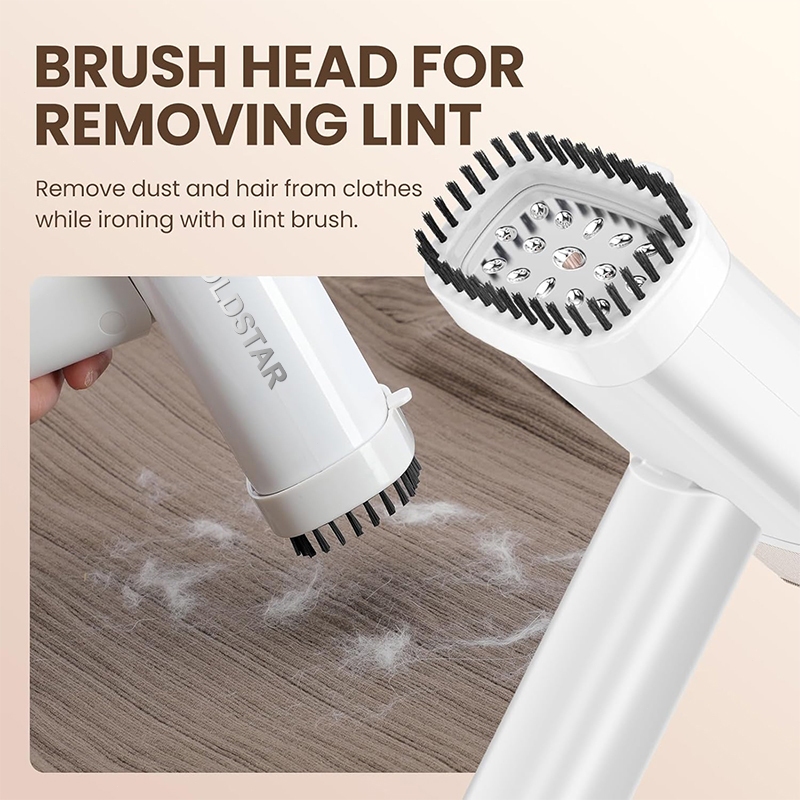 GoldStar Foldable Steamer Iron For Clothes Handheld Flat Iron For Clothes Plantsa For Clothes - Image 3