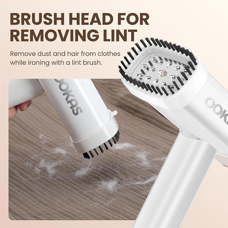 OOKAS Foldable Powerful Steamer Iron For Clothes Portable Handheld Garment Steamer Mini Flat Iron - Image 5