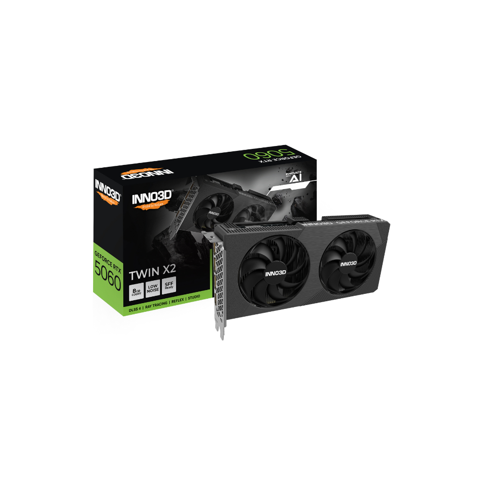 Inno3D NVIDIA® GeForce RTX™5060 X2 (OC/NON OC) 8GB GDDR7 GPU - Image 2