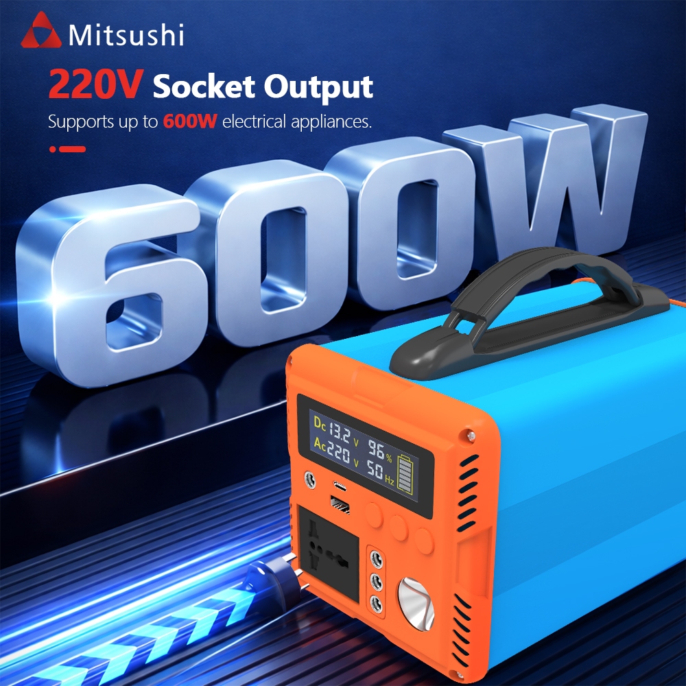 Mitsushi Portable Power Station Large Capacity Emergency Power Supply Home Outdoor — view 3