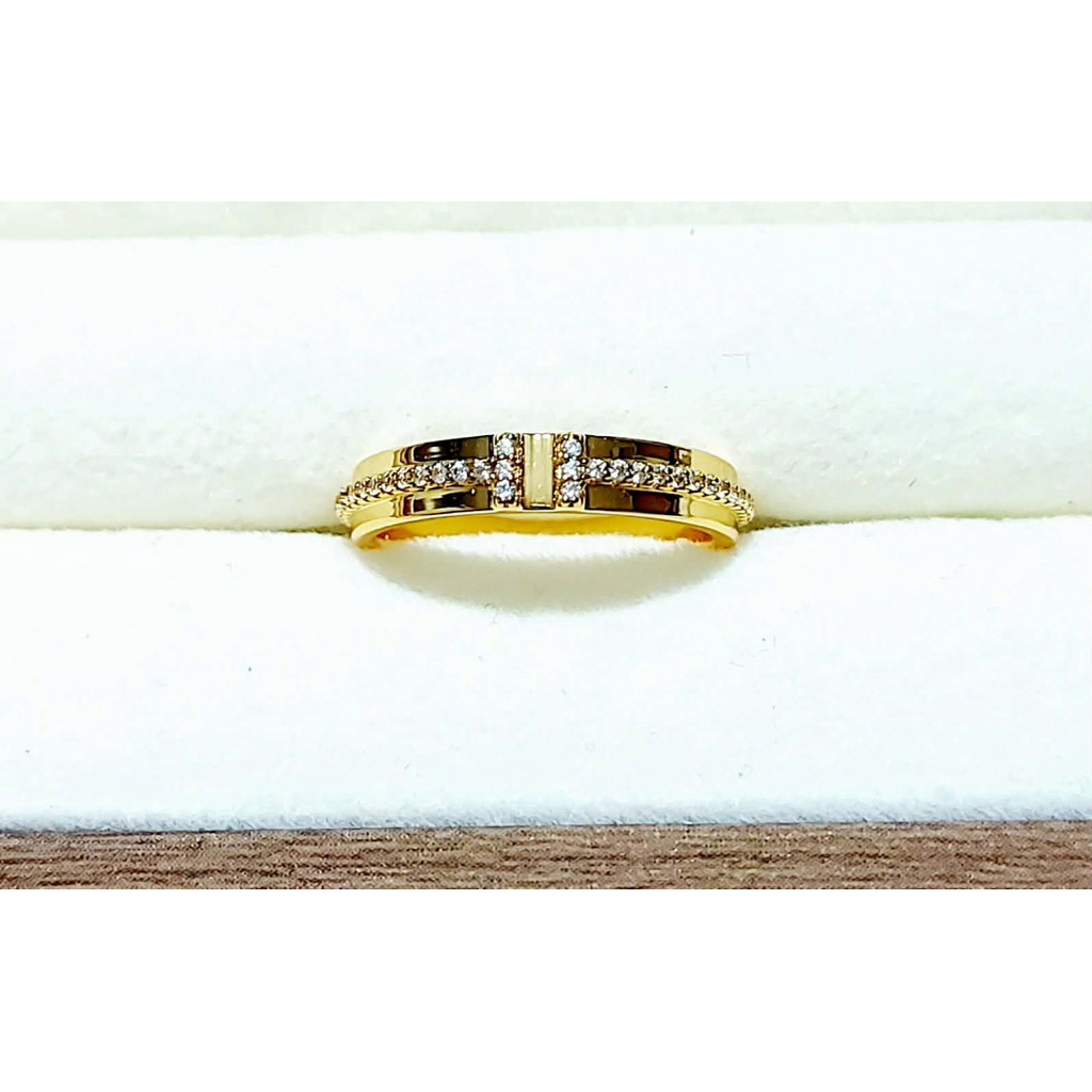Tiff-Inspired Ring with Diamond Surround – Yellow Gold Setting S8 product photo 2