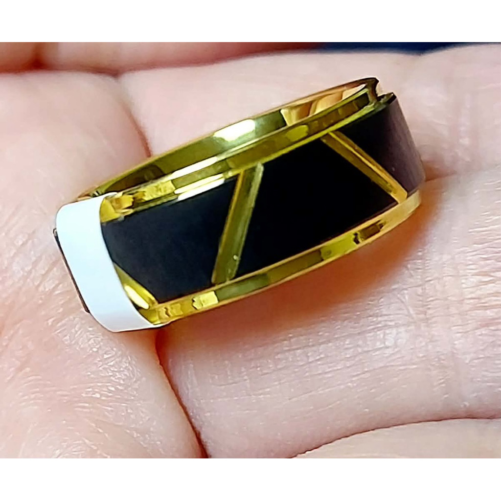 Black Accent Tungsten Ring | Pure Tungsten | Lifetime Quality product photo 3