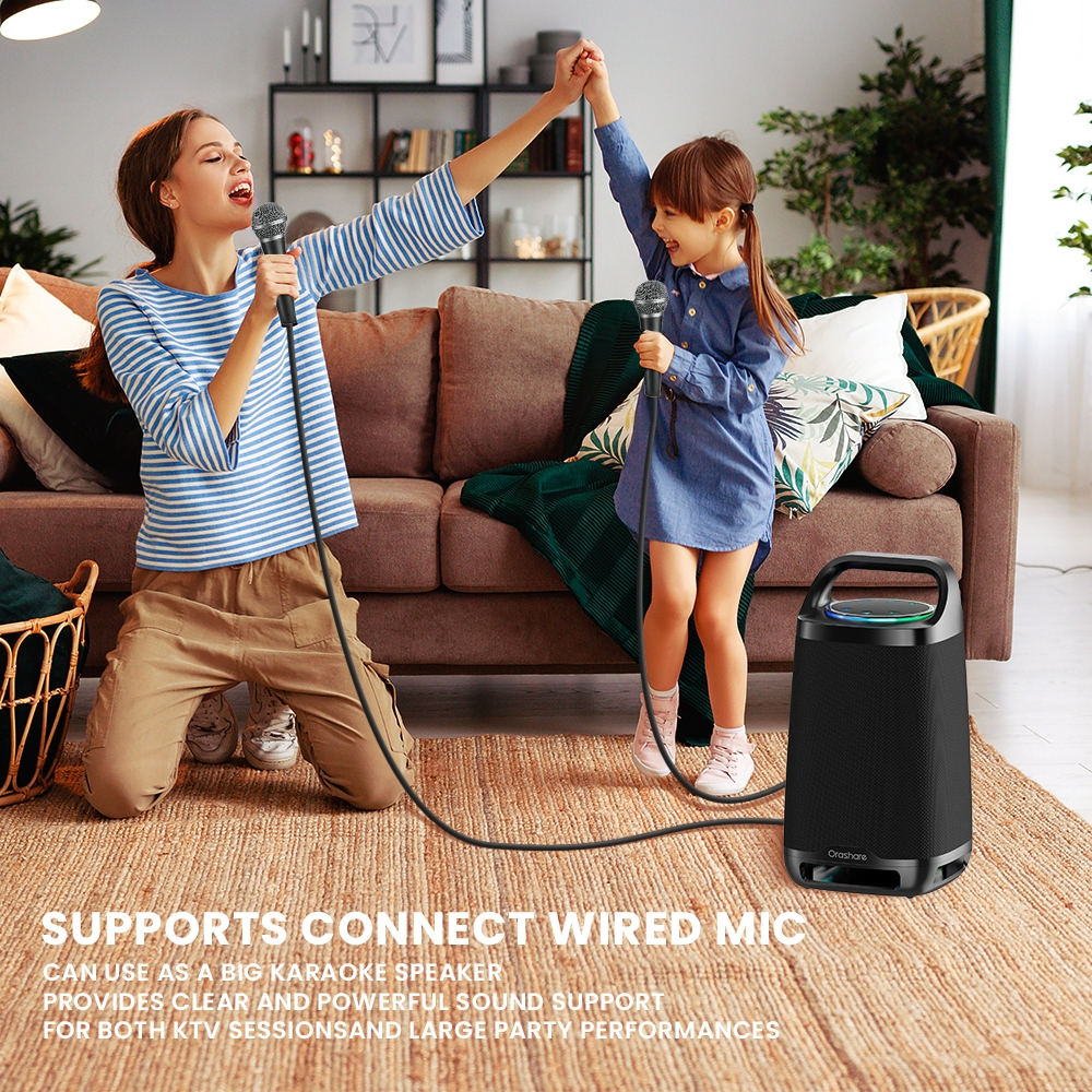 [FLASH SALE] Orashare BS21 Bluetooth Speaker 80W Sound Big Size Party Speaker with RGB — view 4