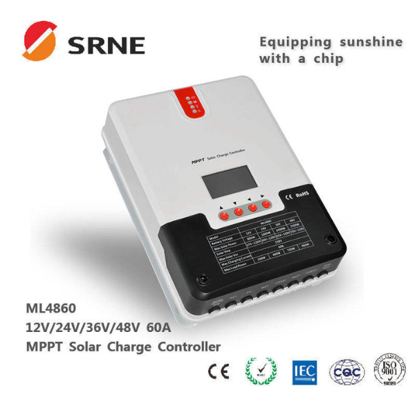 SRNE 20A (12/24V) MPPT Solar Charge Controller ML Series 99.9% Efficiency — view 3