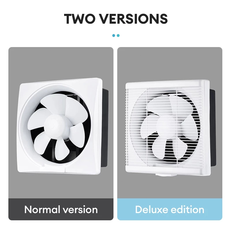 OOKAS Strong Wind Quiet Exhaust Fan Ceiling Standard Wall Household For Kitchen,Room,Bathroom Fan - Image 8