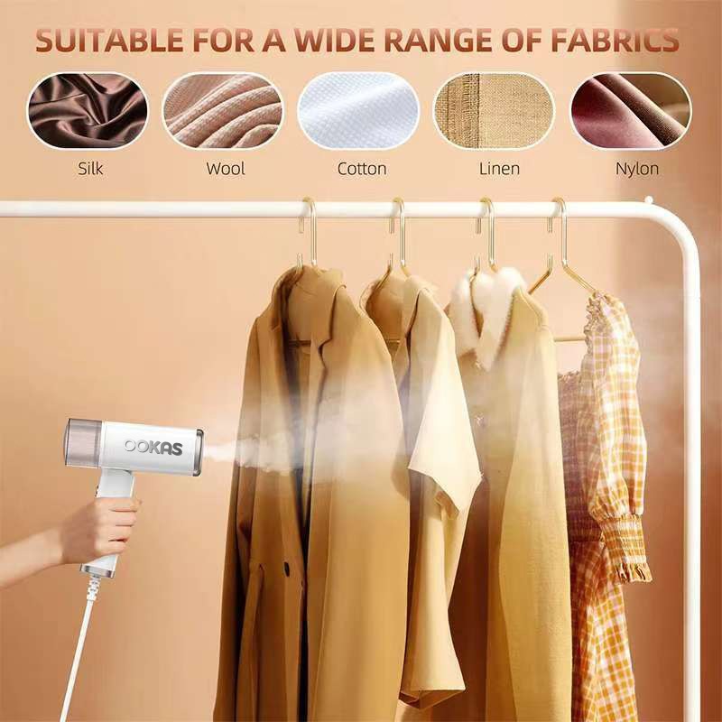 OOKAS Foldable Powerful Steamer Iron For Clothes Portable Handheld Garment Steamer Mini Flat Iron - Image 6