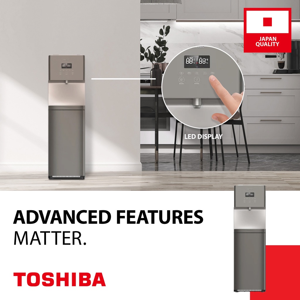 Toshiba Water Dispenser Bottom Load with UV Sterilization - Image 2
