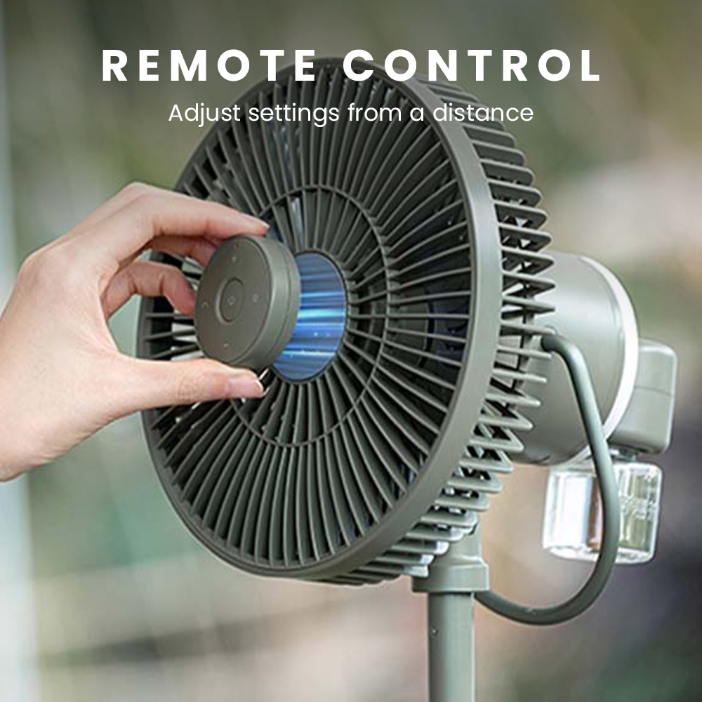 TYLEX XM57 Camping Fan with Light USB Port 10000mAh Battery Capacity with Power Bank Table & Wall — view 5