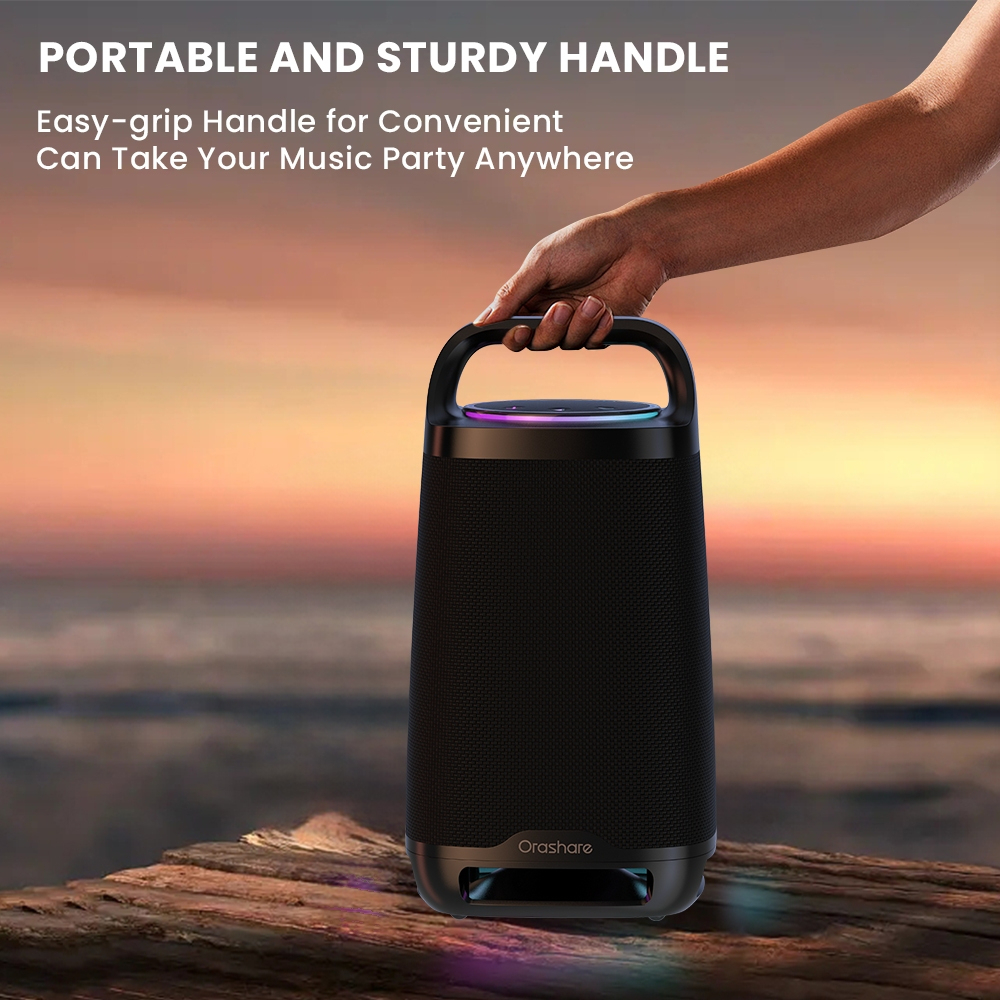 [FLASH SALE] Orashare BS21 Bluetooth Speaker 80W Sound Big Size Party Speaker with RGB — view 6
