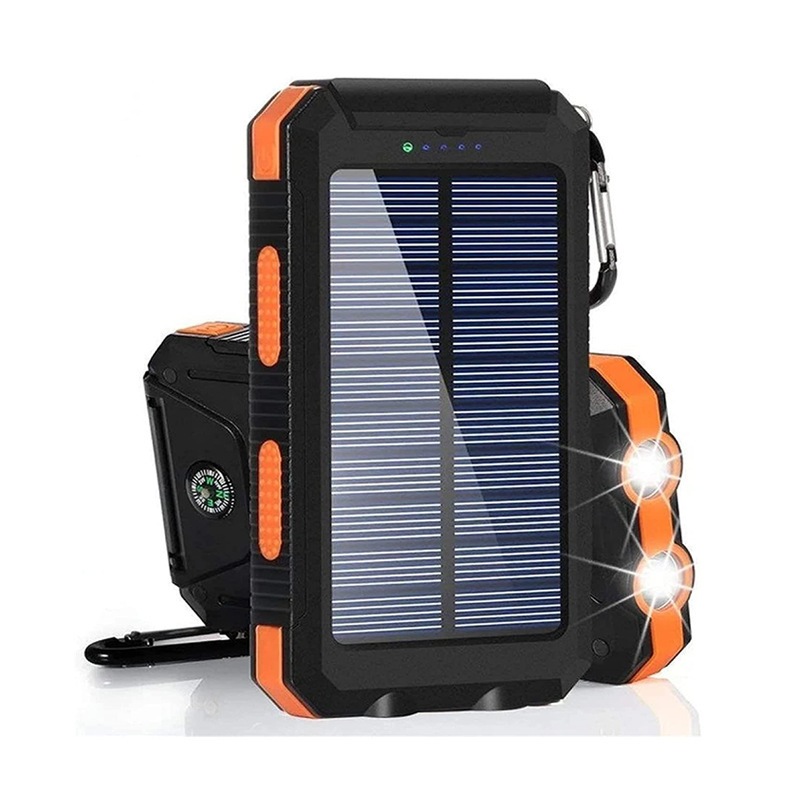 20000mAh Solar Power Bank, Waterproof Portable Charger with Fast Charging - Image 3