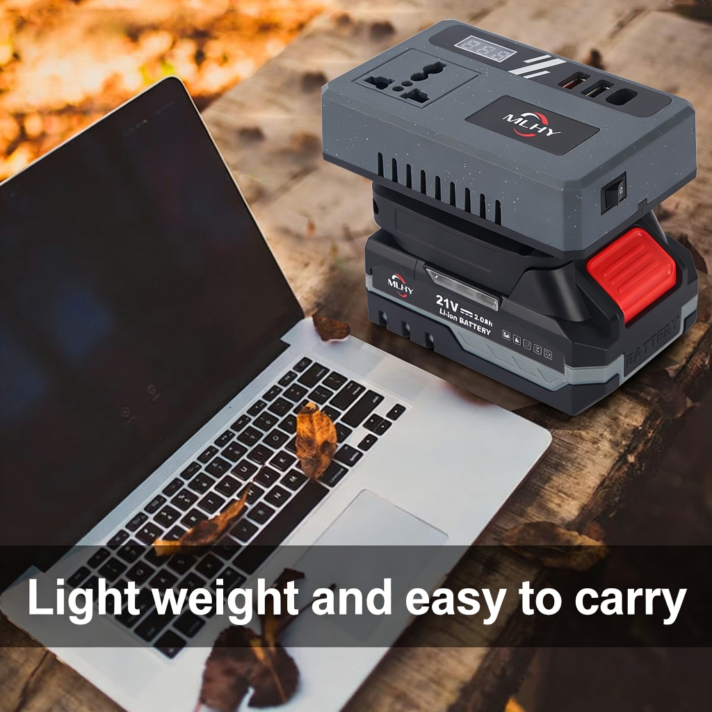 21V Portable Mini Intelligent Inverter Power Converter Power Station Generator — view 5