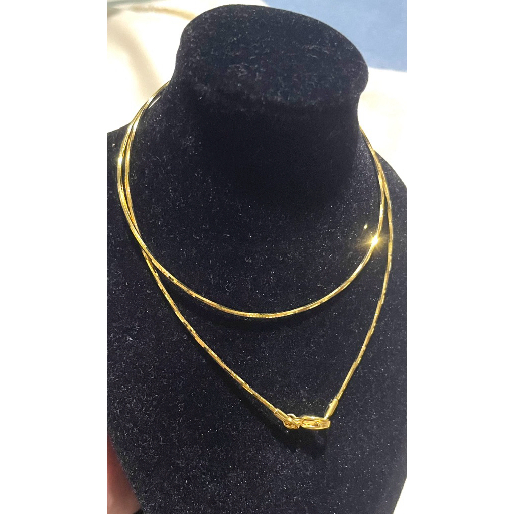 Omega Chain Necklace | Premium Gold Setting product photo 2
