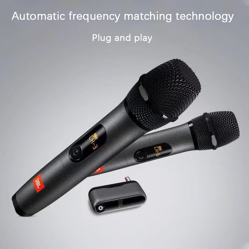 Jbl Wireless Microphone Professional Handheld Wireless Dual microphone and UHF Universal Receiver — view 5
