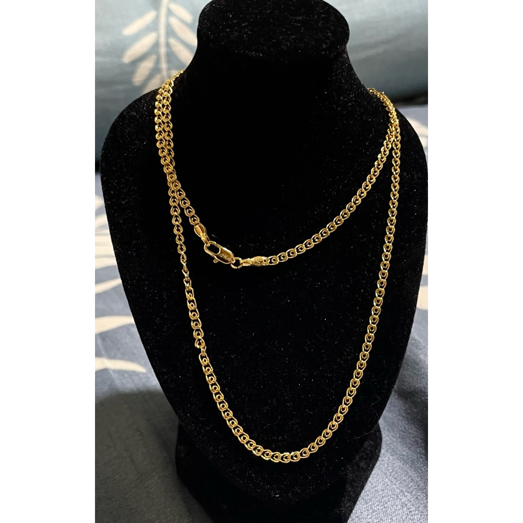 Link Chain Necklace | Yellow Gold Setting 23 inches product photo 1