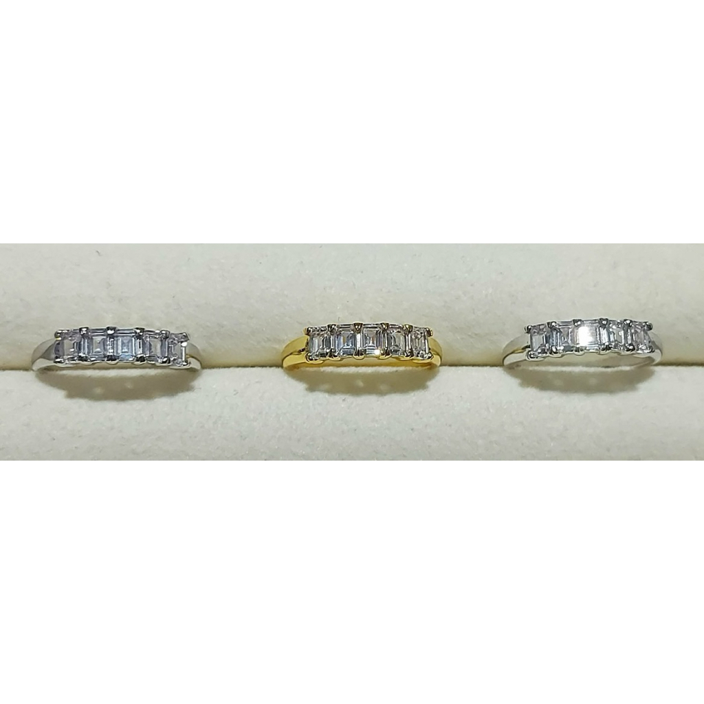 Emerald-Cut 5 Stone Ring | Lab Grown Diamond Design s8 product photo 3