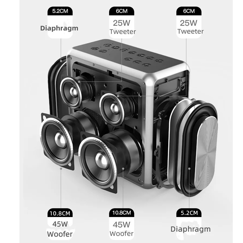 (LEGIT) XDOBO King Max 140W Karaoke Mode Wireless Bluetooth Speakers Waterproof with 2 Microphones & — view 4
