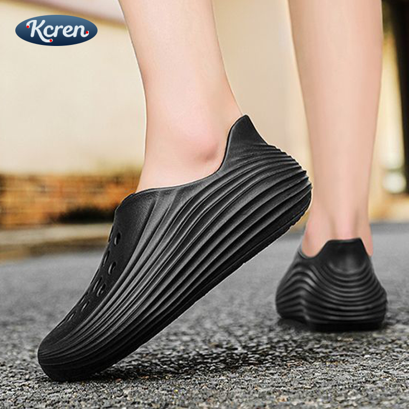 Free SocksKcren EVA Clogs for Men Soft Lightweight Non-slip Slippers COD 24Fast Ship - Image 5