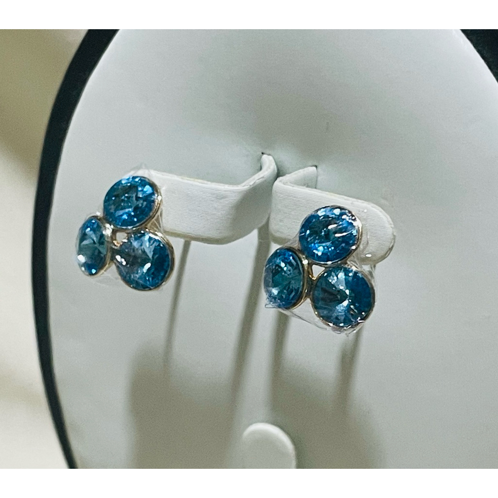Gemstone-Inspired Stud Earrings | Champagne Setting product photo 4