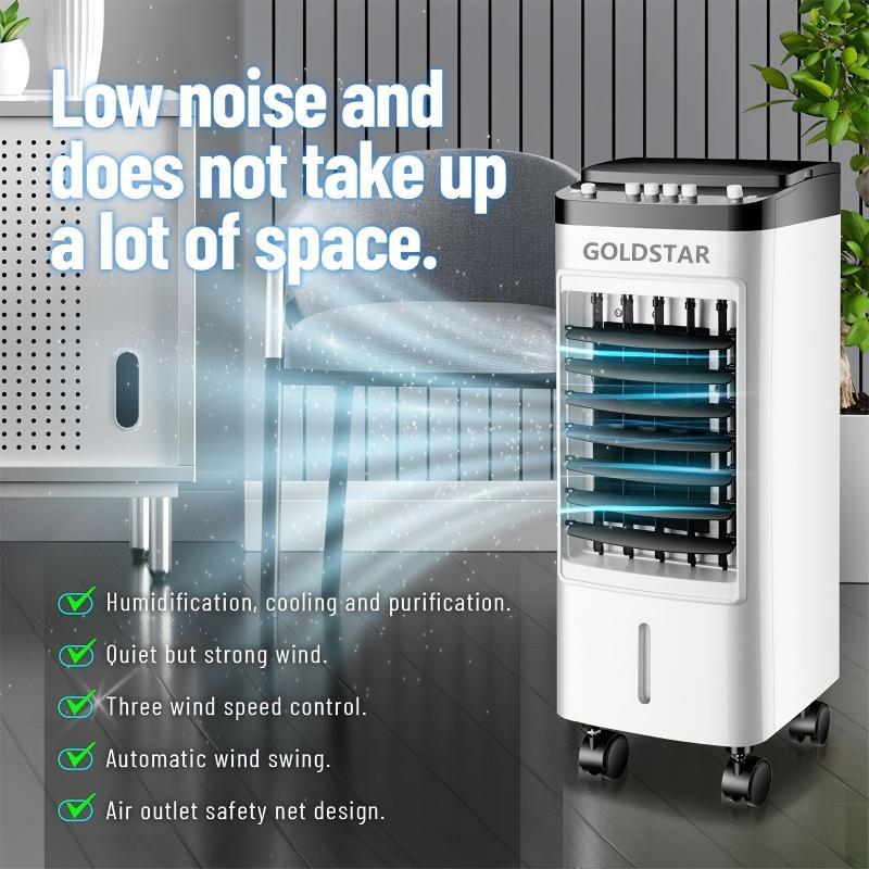 Gold Star Air Cooler Fan Air Conditioner 3 Speed With Water Tank Regulation Portable Fan For Room - Image 5