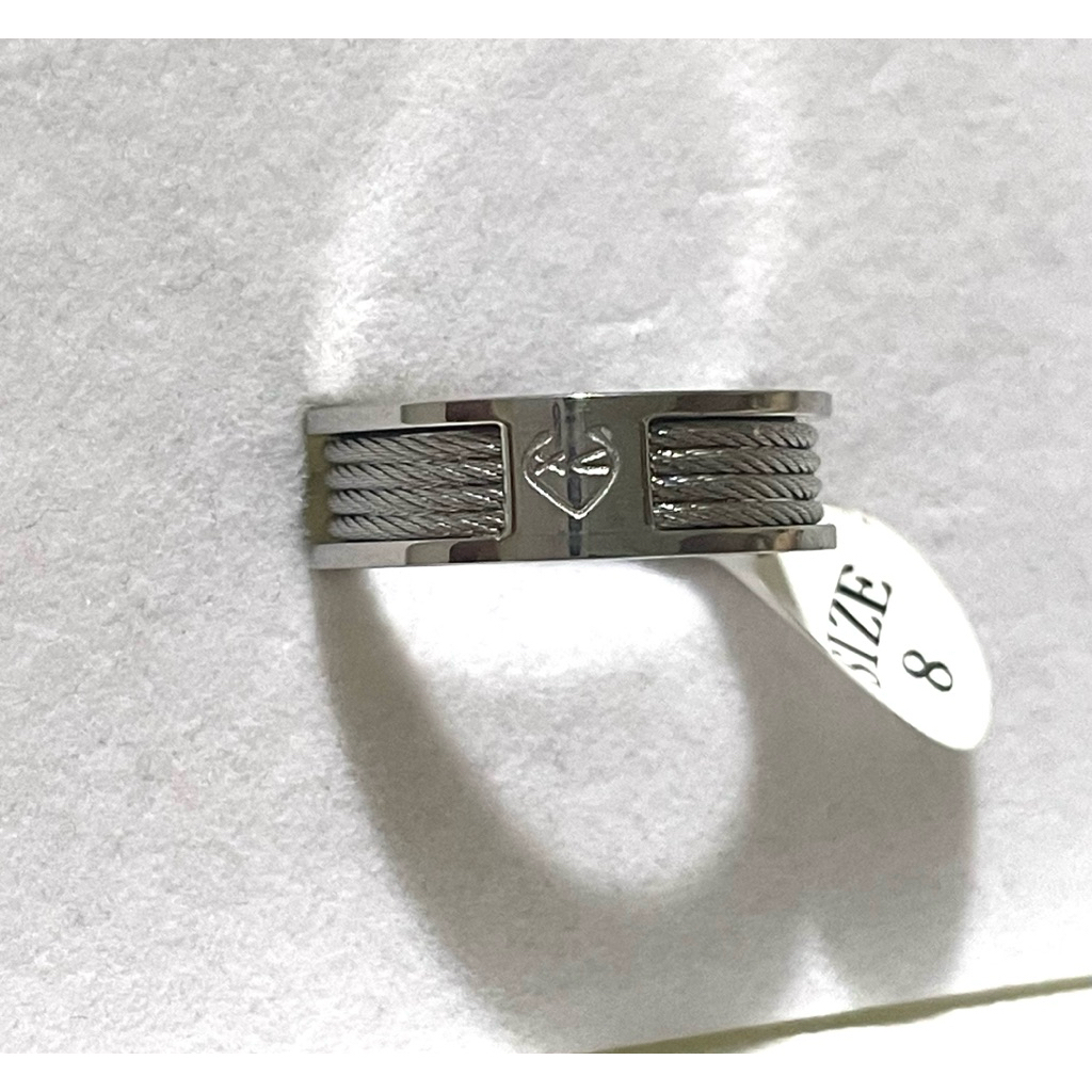 Forever Cable Ring | Full Platinum Setting product photo 1