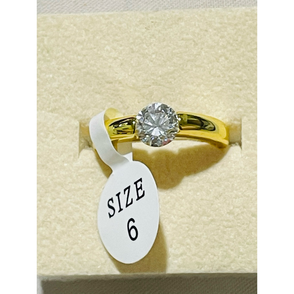 classic soitaire ring size6 product photo 5