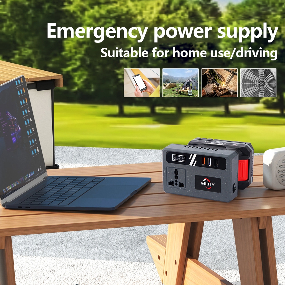 21V Portable Mini Intelligent Inverter Power Converter Power Station Generator — view 6