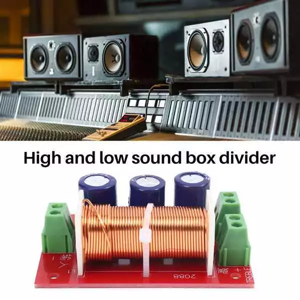 400W Speaker Crossover Super Bass Subwoofer Crossover Frequency Speaker Divider 2 Way High-Low 4-16 — view 3
