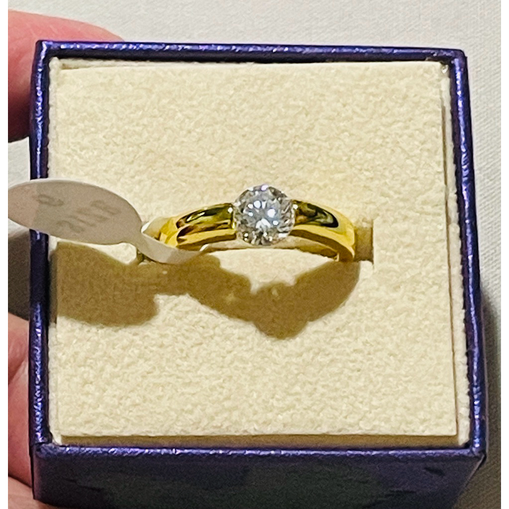 classic soitaire ring size6 product photo 1