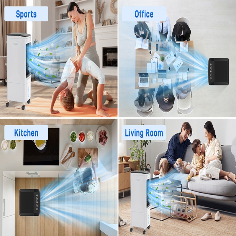 Gold Star Air Cooler Fan Air Conditioner 3 Speed With Water Tank Regulation Portable Fan For Room - Image 7