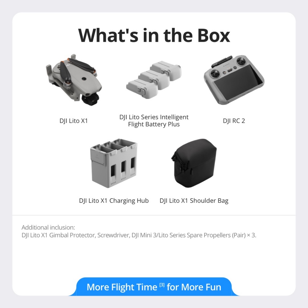 lito x1 dji - 1/1.3 Inch Sensor | Omnidirectional Obstacle Sensing | ActiveTrack | 15km Transmission — view 5