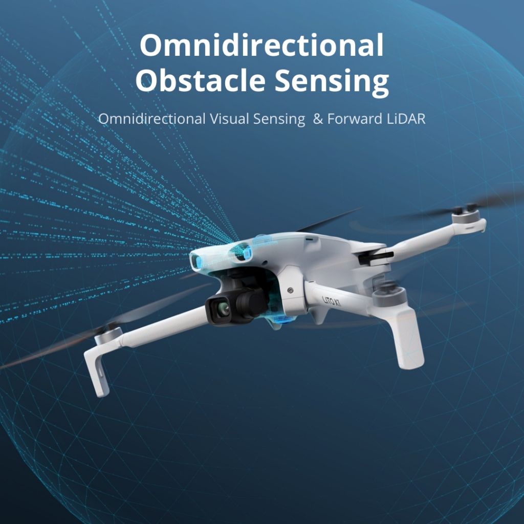 lito x1 dji - 1/1.3 Inch Sensor | Omnidirectional Obstacle Sensing | ActiveTrack | 15km Transmission — view 6