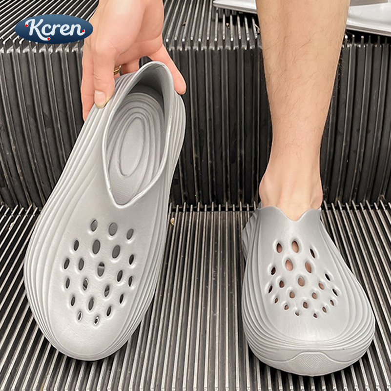Free SocksKcren EVA Clogs for Men Soft Lightweight Non-slip Slippers COD 24Fast Ship - Image 2