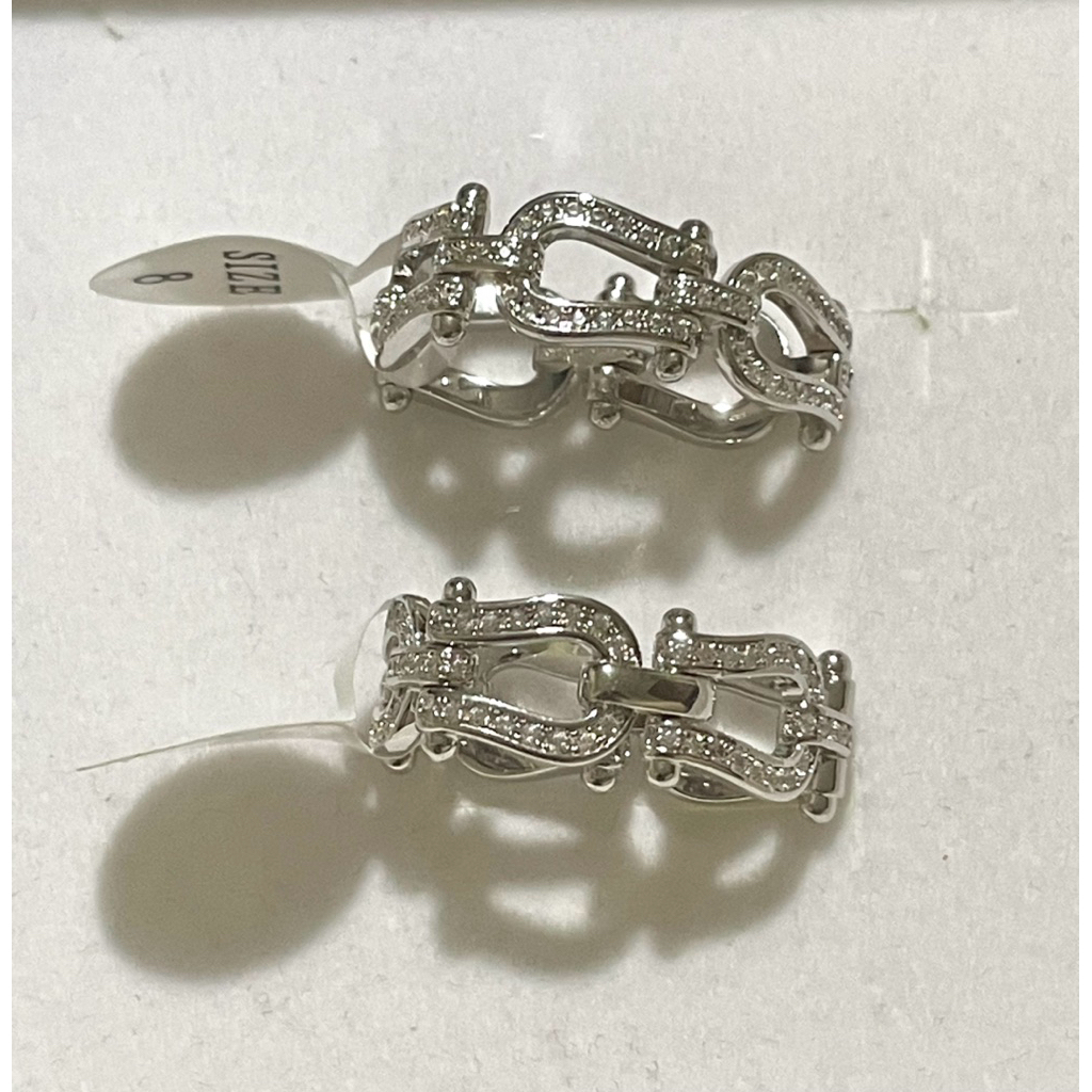 Diamond Link Ring | Platinum Setting product photo 4
